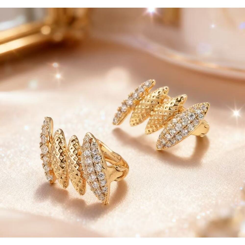 Delicate and petite openwork cross earrings